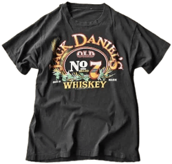 Jack Daniel's Unisex Retro Vintage 90's Graphic T Shirt