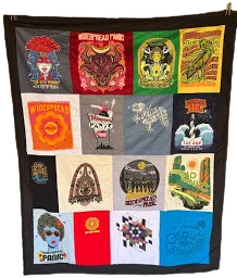 Widespread Panic T-Shirt Quilt