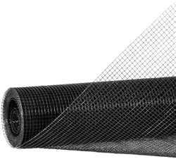 Fencer Wire Vinyl Coated 23 Gauge Welded Fence Wire Roll Mesh Size 1/4-Inch x 1/4-Inch