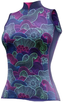 Coral Women's Sleeveless Cycling Jersey