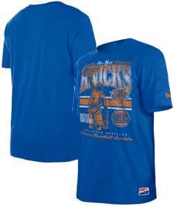 New York Knicks New Era Throwback Vintage Boxy T-Shirt
