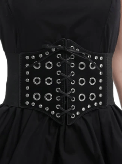 Grommet Stud Lace-Up Corset
