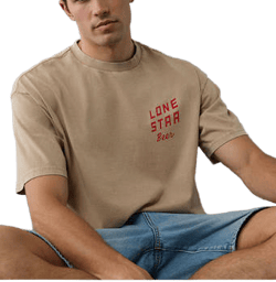 AE Men's Boxy Lone Star Graphic T-Shirt