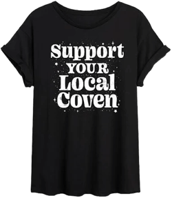 Juniors' Coven Oversized Tee