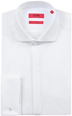 Hugo Boss Men's Katthew Slim-Fit Tuxedo Dress Shirt
