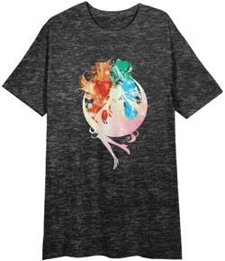 Sailor Moon Crystal Character Orb Crew Neck Short Sleeve Night Shirt