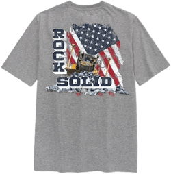 CAT WORKWEAR Men's Rock Solid Graphic T-Shirt