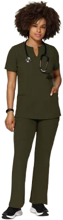 Mandala Scrubs Women's 9-Pocket Cargo Scrubs