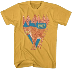 Def Leppard Men's Half Leopard Hysteria T-Shirt