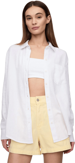 Gap Women's Linen-Blend Easy Shirt