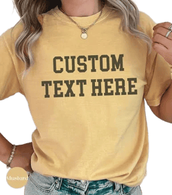 Personalized Comfort Colors Shirt