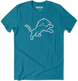 FOCO Detroit Lions Primary Logo T-Shirt