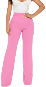 Women's Fashion Nova Victoria High Waisted Dress Pants