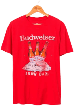 Budweiser Snow Days Flea Market Tee