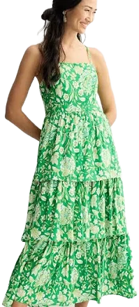 Floral Tiered Maxi Dress