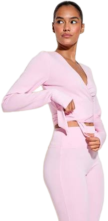 Pink Super Soft Wrap Top