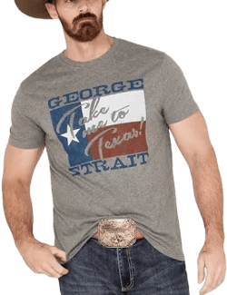Wrangler George Strait Take Me To Texas Graphic T-Shirt