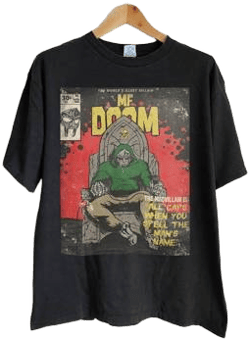 Mf Doom Hip Hop 90s Retro Graphic Classic Style Shirt