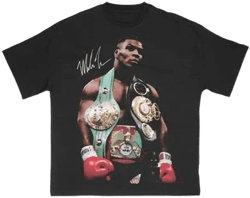 Men's Mike Tyson 90s Boxing Sport Graphic Tee