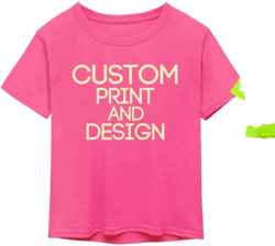 JERZEES Custom Printed Kid's 50/50 Neon T-Shirt