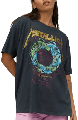 Metallica Overisized Band Tee