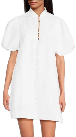 Mestiza New York Elliana Barong Mini Dress