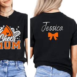 Personalized Color Cheer Mom T-Shirt