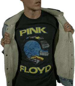 Junk Food Clothing Men's Pink Floyd Tour Vintage T-Shirt