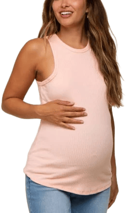 Pinkblush Maternity Ribbed Tank Top
