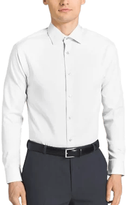 Calvin Klein Men's Dress Shirt Regular Fit Non Iron