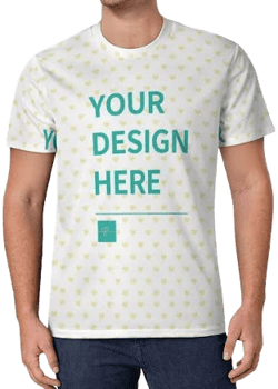 Custom Text & Photo Men's Graphic T-Shirt