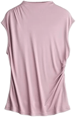 ELLESILK Sleeveless Silk Jersey Top
