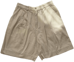 80s 90s High-Waisted Cotton Shorts