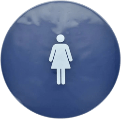 Hillman Women's Restroom Sign