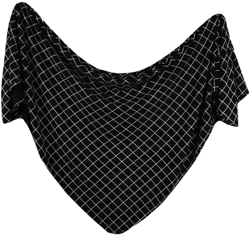 Presley Couture Window Pane Baby Swaddle Blanket