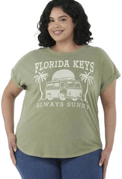 Terra & Sky Women's Florida Keys Graphic Tee