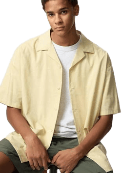 UNIQLO US Open Collar Short Sleeve Shirt