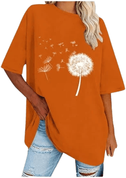 Women's Oversized Classic Graphic Short Sleeve Tee