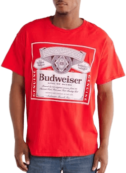 Junk Food Budweiser Flea Market T-Shirt