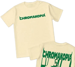 Chromakopia Double Sided Digital Printed 100% Cotton TShirt 1Pcs Men's Casual Graphic Tee 220g Vintage Style Streetwear