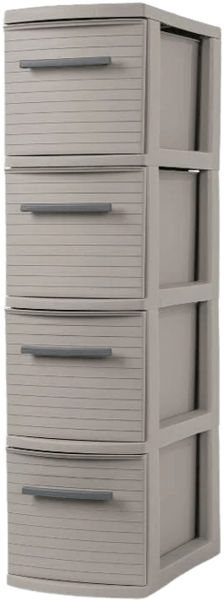Brightroom 4 Drawer Skinny Tower