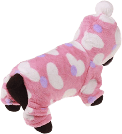 Dog Hoodie Soft Cozy Winter Puppy Clothing Pet Clothes Sweater Cute Hooded Dogs Sweatshirts Cat Coat Pink B X-Small