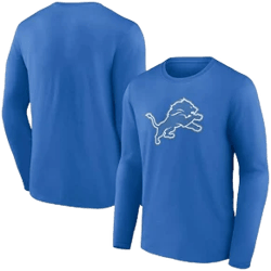 Fanatics Men's Detroit Lions Primary Team Logo Long Sleeve T-Shirt