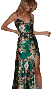 12th Tribe Natalia Floral Maxi Dress