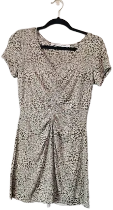 Athleta Green Floral Short Sleeve Athleisure Lightweight Dress