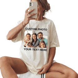 Custom Photo Your Text T-Shirt
