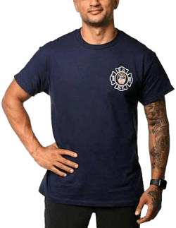 126 Maltese Cross Duty T-Shirt with FDNY on Back