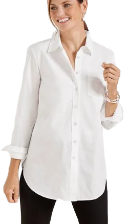 Women's Talbots Boyfriend Shirt