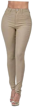 LOVER BRAND FASHION High Waisted-Rise Colored Stretch Skinny Destroyed Ripped Distressed Jeans for Women Olive Mustard RED