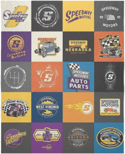 Speedway Motors T-Shirt Blanket